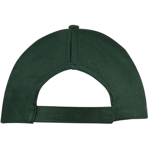 SOLS Unisex Buzz 5 Panel Baseball Cap / Forest Green - Picture 2 of 5